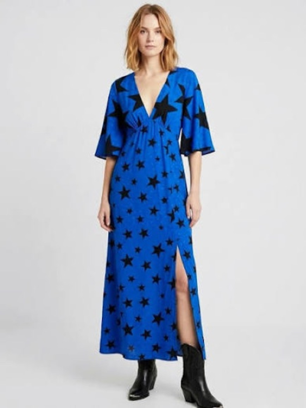 NEW Topshop Star Print MIDI Dress